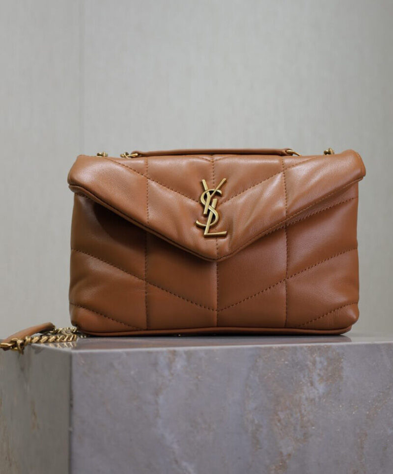 Saint Laurent Toy Puffer In Lambskin